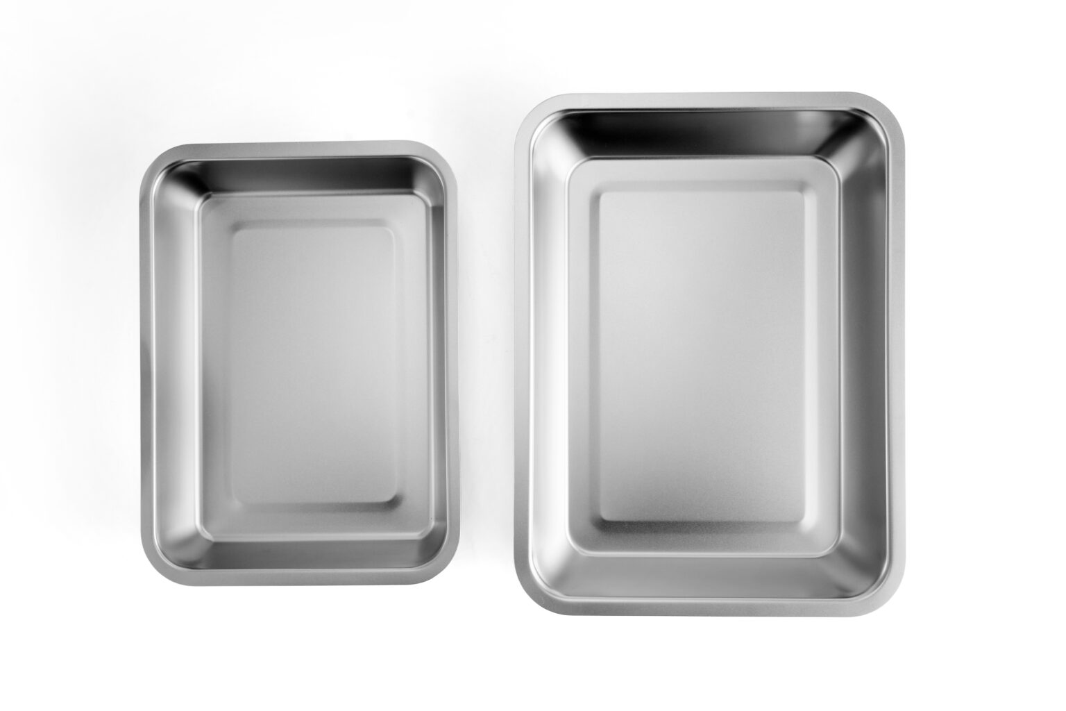 Stainless Steel Baking Trays Stainless steel baking trays for professional and home use. Durable, rust-resistant, and easy to cle.