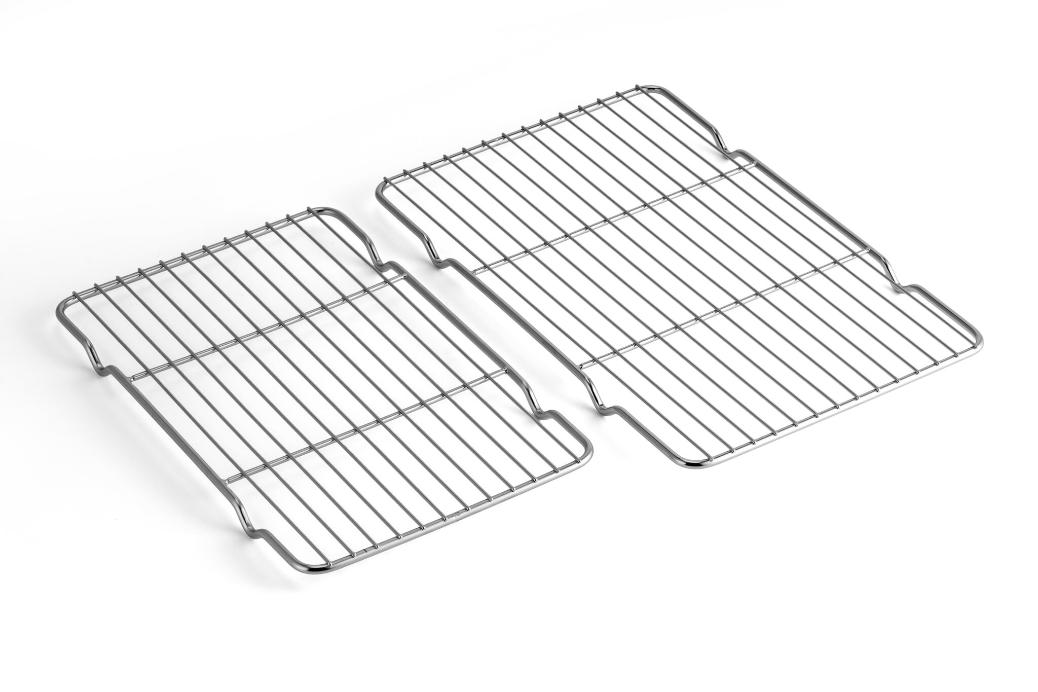 Cooling racks for baking and cooling baked goods. Made of durable stainless steel, ideal for profess.