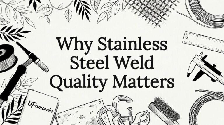 Why stainless steel weld quality is essential in kitchenware manufacturing.