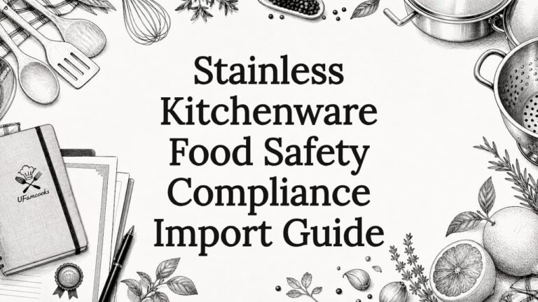 Guide to stainless steel kitchenware safety and import standards in China.
